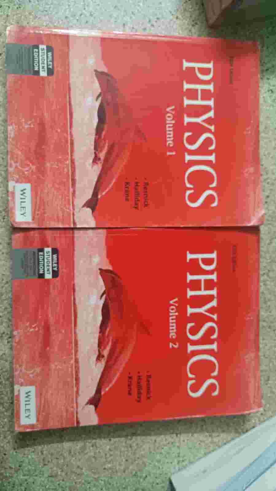 PHYSICS SET OF 2 BOOKS